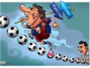 Bóng đá anh, ngoại hạng anh, lịch thi đấu euro 2012, Messi: Hãy bắt tôi, nếu có thể